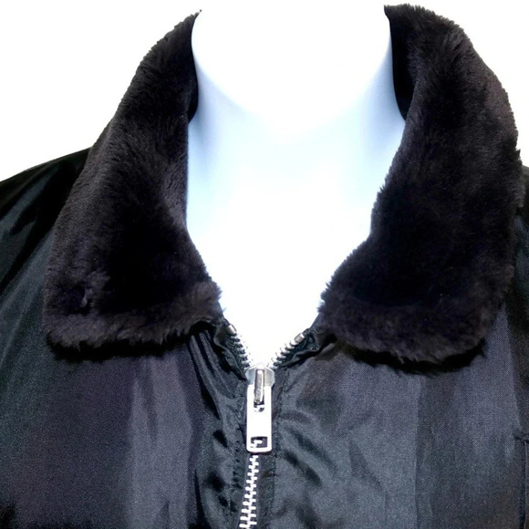 Black Men’s Parka 2xl. lined with hood Law Pro brand - Picture 3 of 6